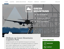 Tablet Screenshot of greenmountains.nl